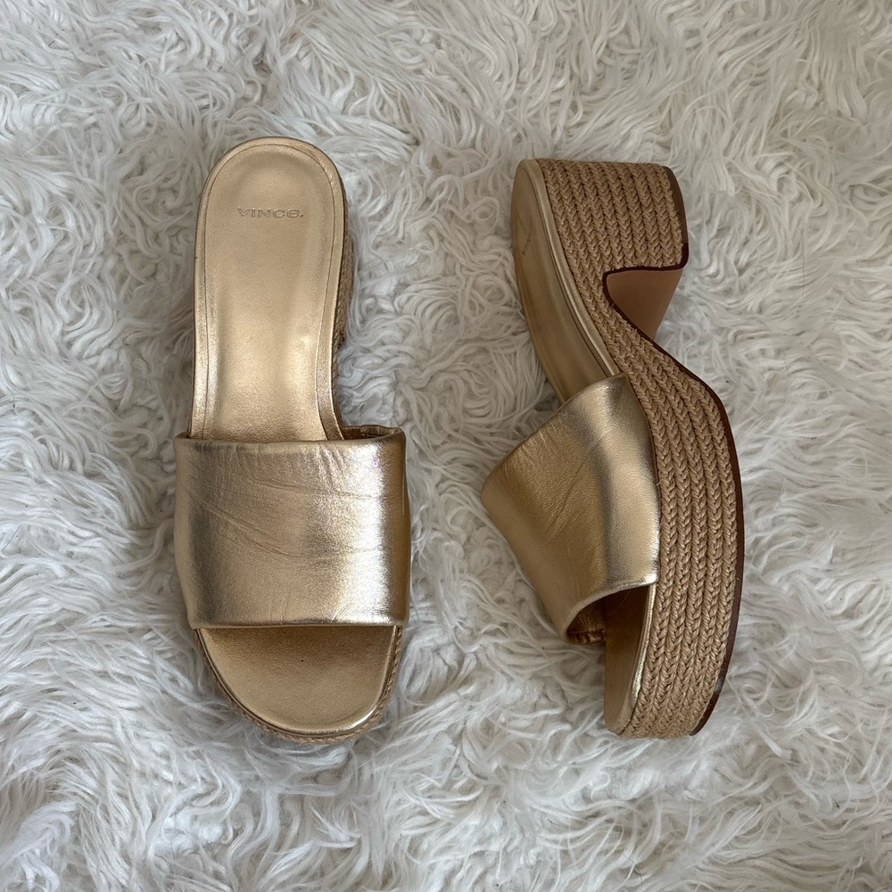 Vince Margo Slide Platform Sandals